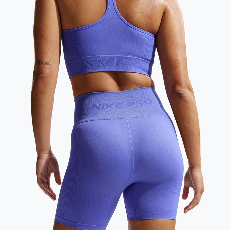 Dámské šortky Nike Pro Seamless High-Waisted Biker 5" sapphire 6