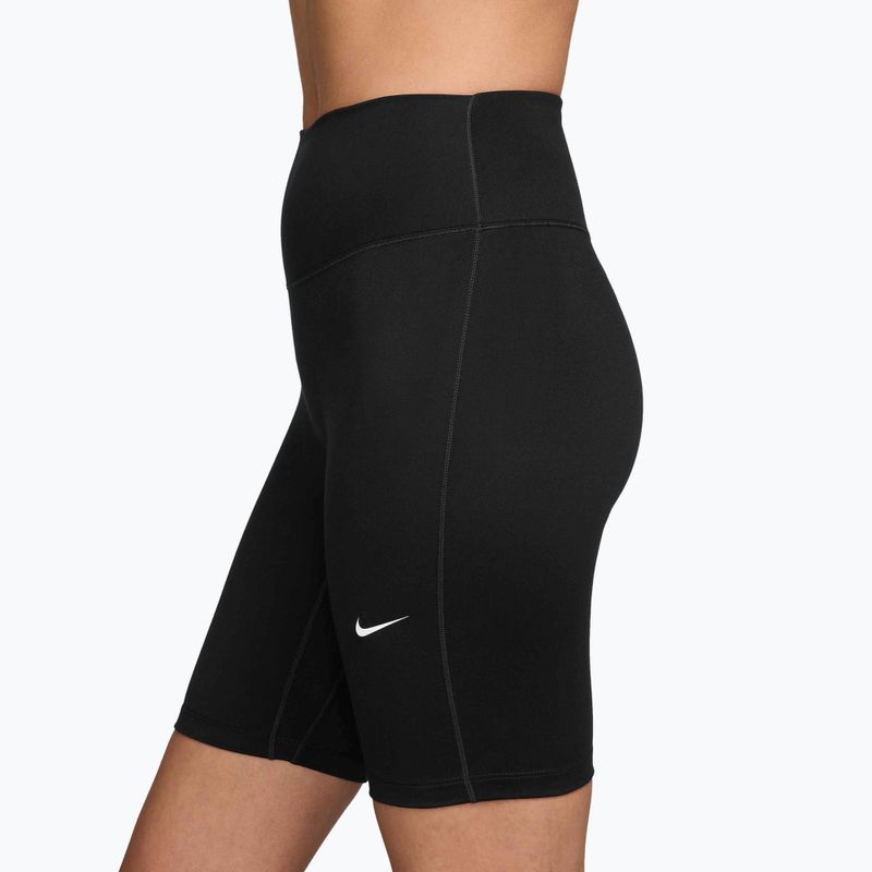 Dámské šortky Nike One High-Waisted Biker 8" black/white 3