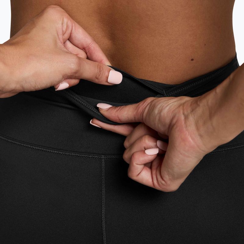 Dámské šortky Nike One High-Waisted Biker 8" black/white 4