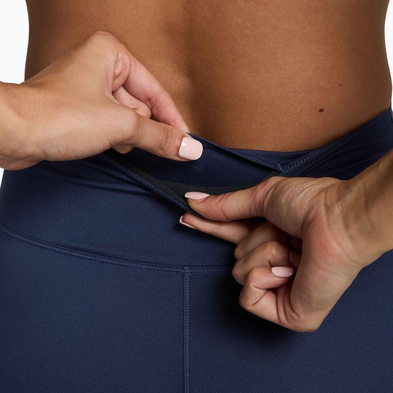 Dámské šortky Nike One High-Waisted Biker 8" midnight navy/white 4