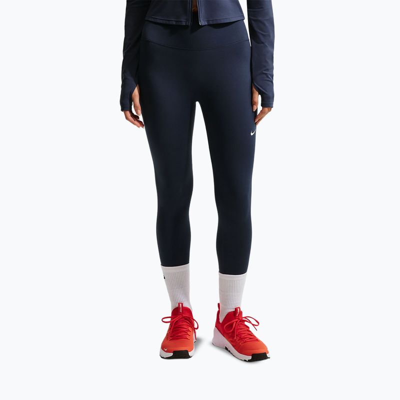 Dámské legíny Nike One midnight navy/white