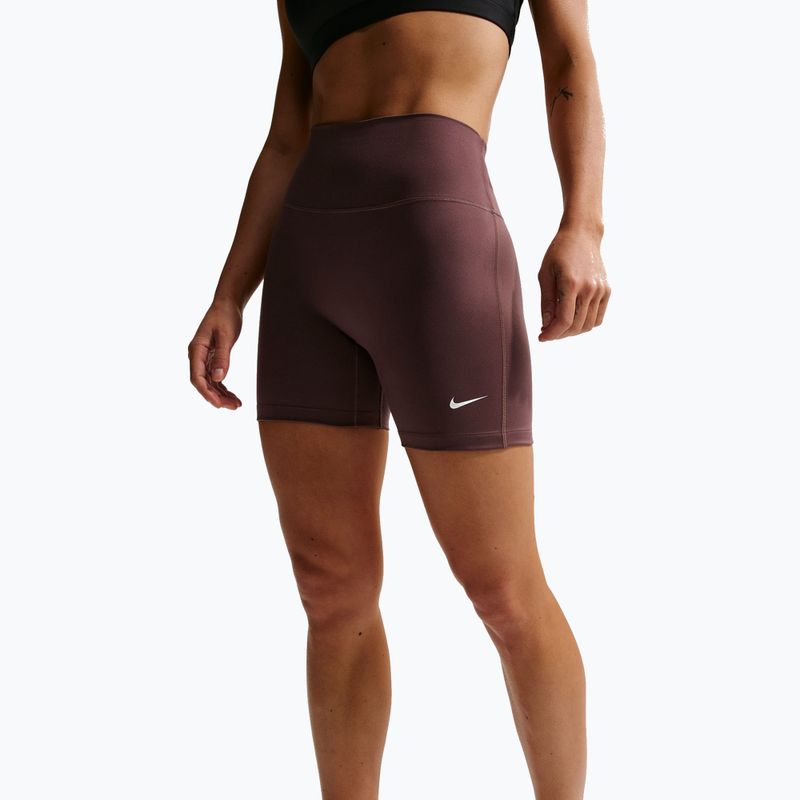 Dámské šortky Nike One High-Waisted Biker 5" tattoo/white 4