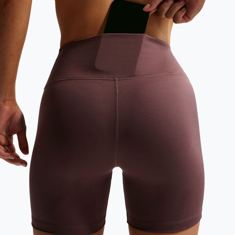 Dámské šortky Nike One High-Waisted Biker 5" tattoo/white 6