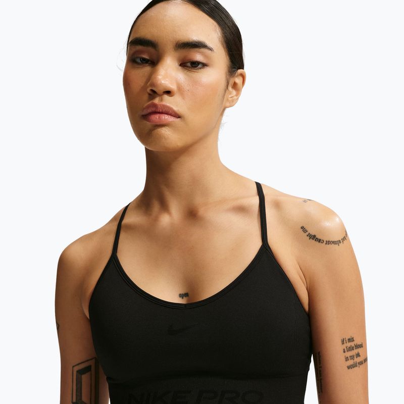 Tréninková podprsenka Nike Pro Seamless Light Support black 4