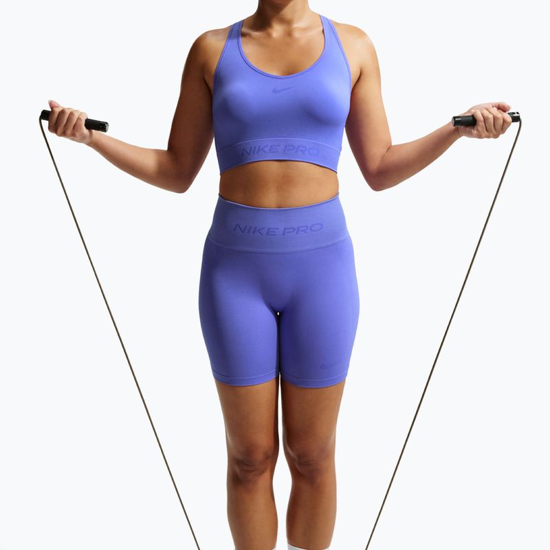 Dámské tričko Nike Pro Seamless Dri-Fit Cropped sapphire 5