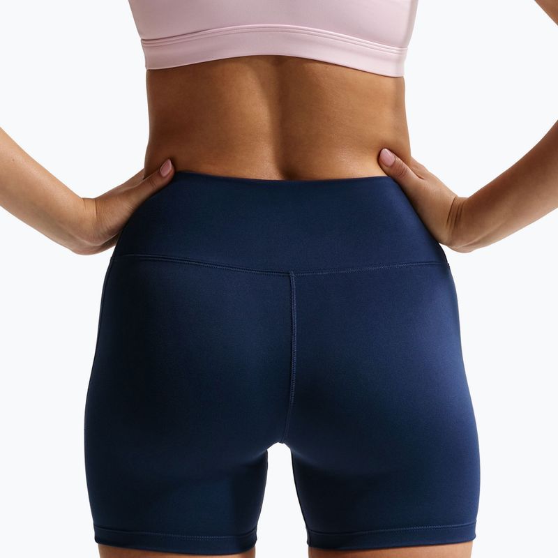 Dámské tréninkové šortky Nike One midnight navy/white 4