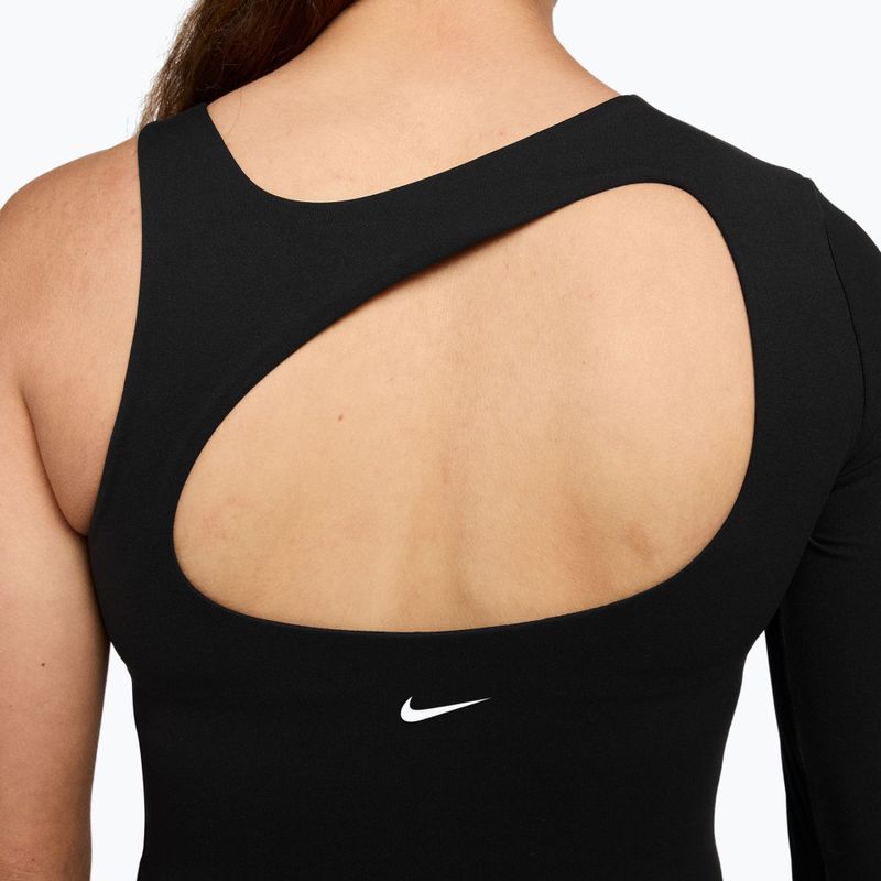Dámské tréninkové tričko Nike Zenvy Dri-Fit One Sleeve Top black/white/cool grey 3