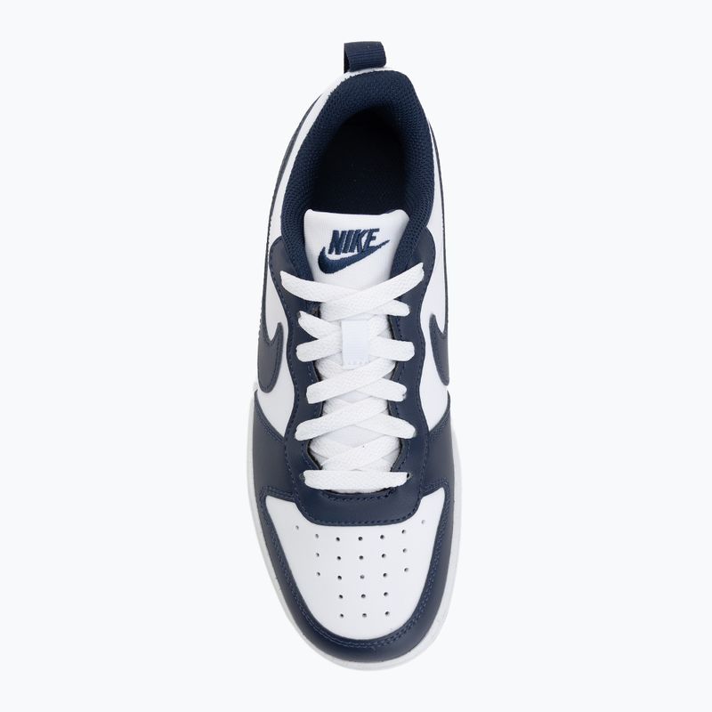 Boty Nike Court Borough Low Next Bloom white/white/midnight navy 5