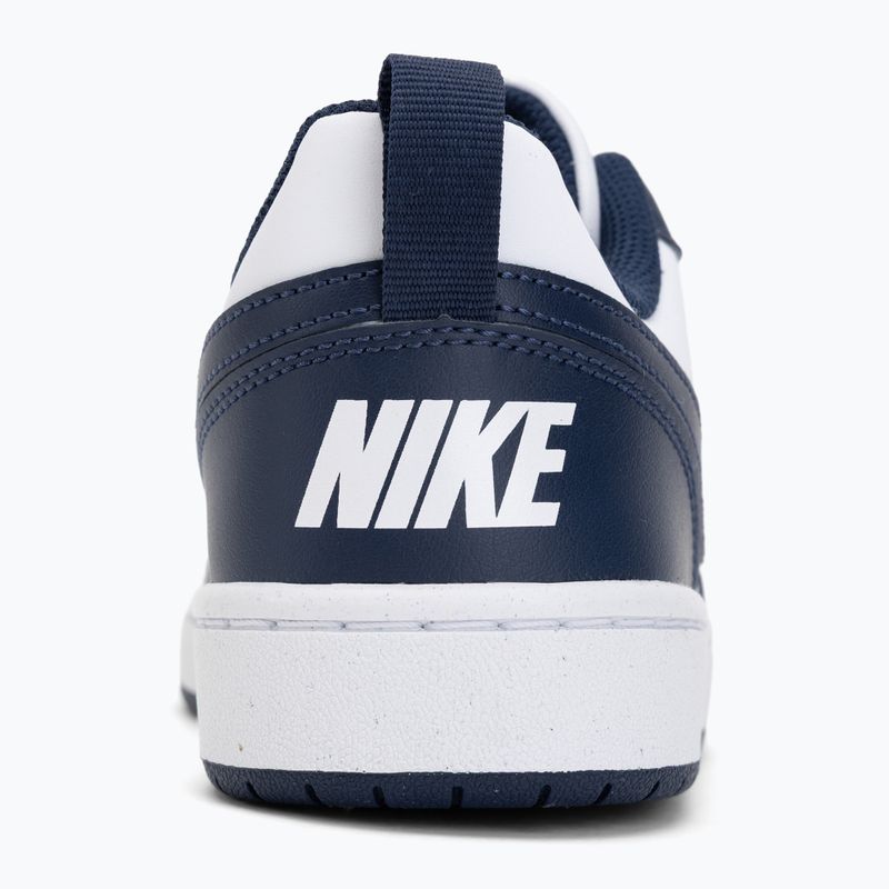 Boty Nike Court Borough Low Next Bloom white/white/midnight navy 6
