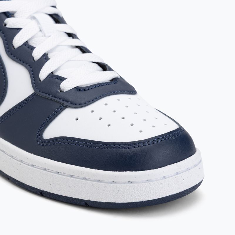 Boty Nike Court Borough Low Next Bloom white/white/midnight navy 7