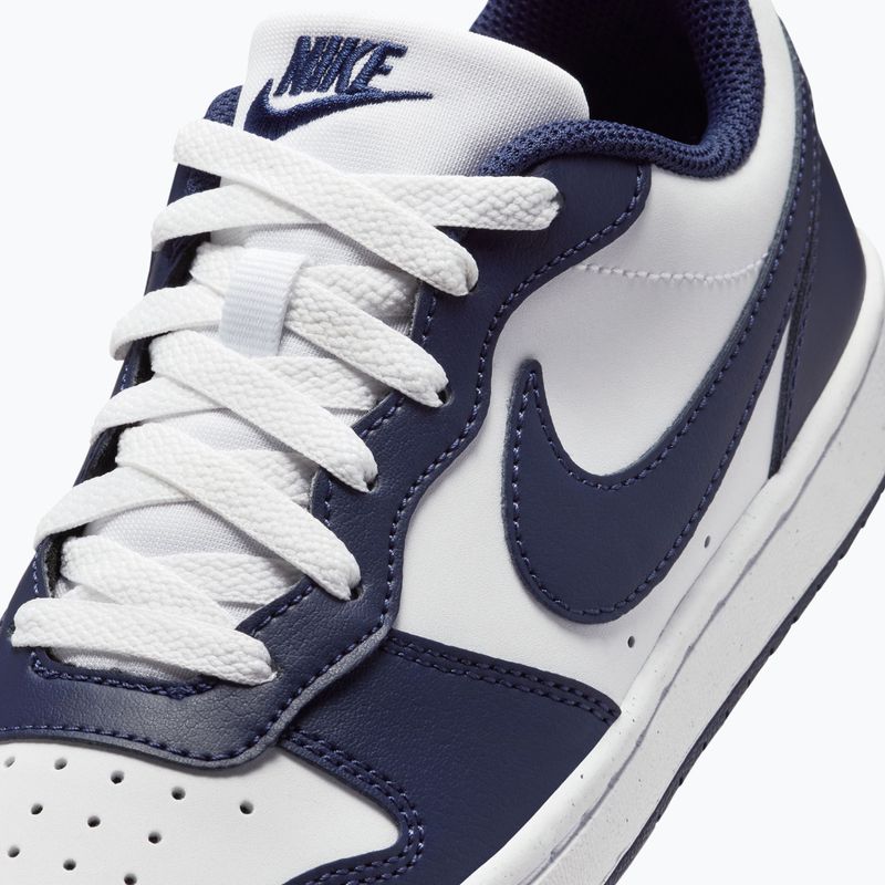Boty Nike Court Borough Low Next Bloom white/white/midnight navy 8