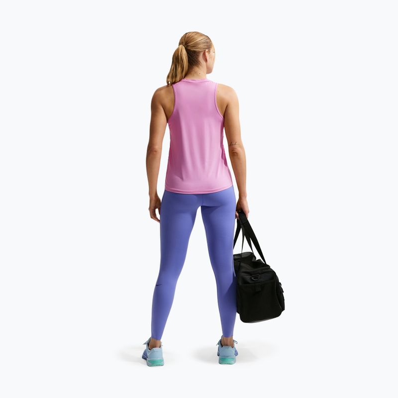 Dámské tréninkové tričko Nike One Classic Dri-Fit light magenta/white 3