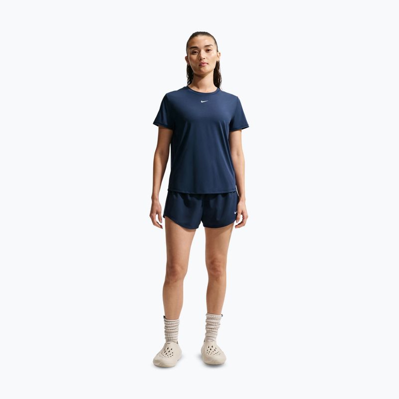 Dámské tréninkové tričko Nike One Classic midnight navy/white 2