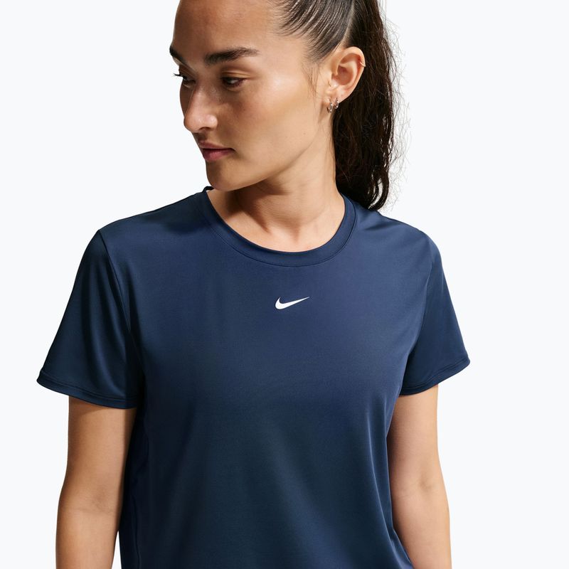 Dámské tréninkové tričko Nike One Classic midnight navy/white 4