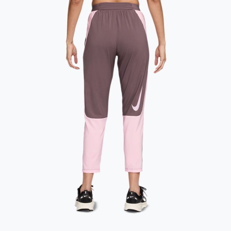 Dámské běžecké legíny Nike Tempo Swoosh Dri-Fit Mid-Rise 7/8 tattoo/pink foam 2