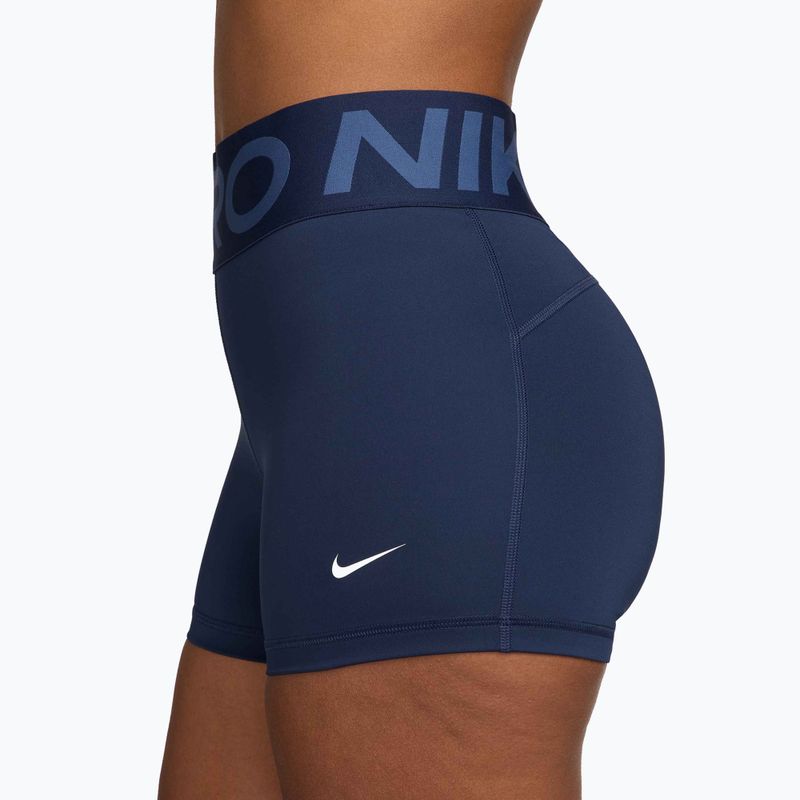 Dámské šortky Nike Pro Sculpt High Waisted 3" Biker midnight navy/white 3