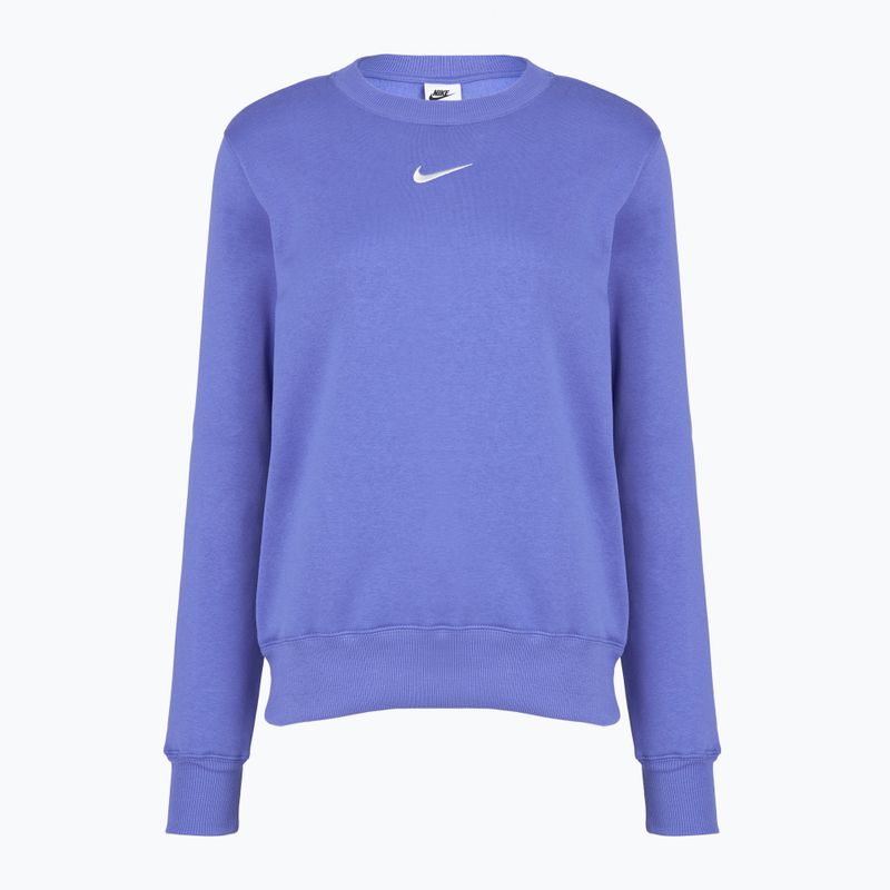 Dámská mikina Nike Sportswear Phoenix Fleece Crewneck light medium blue/sail 7