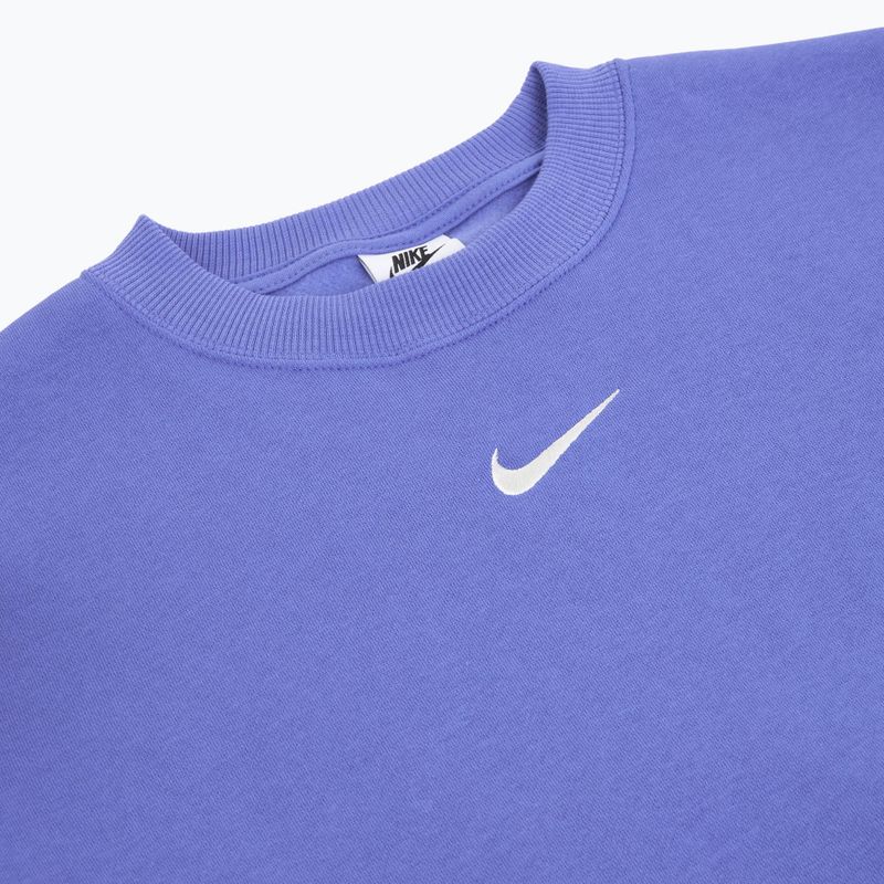 Dámská mikina Nike Sportswear Phoenix Fleece Crewneck light medium blue/sail 9