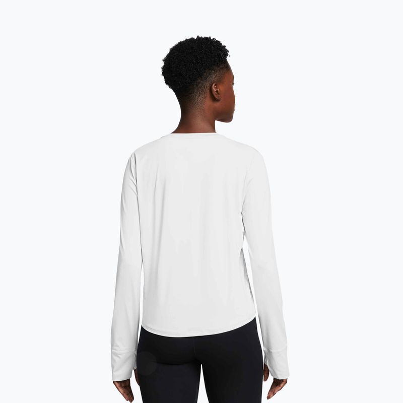 Tréninkové tričko Longsleeve Nike One Classic Dri-Fit white/black 2