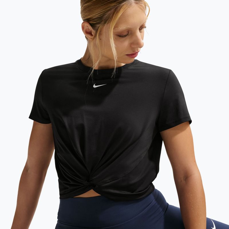 Dámské tričko Nike One Classic Twist Dri-Fit black/white 4