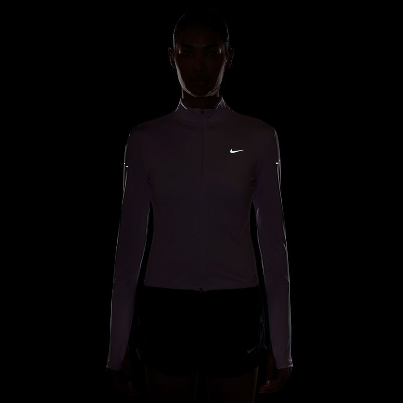 Dámská běžecká mikina s celým zipem Nike Swift Dri-Fit Full Zip Mid-Layer violet mist 4