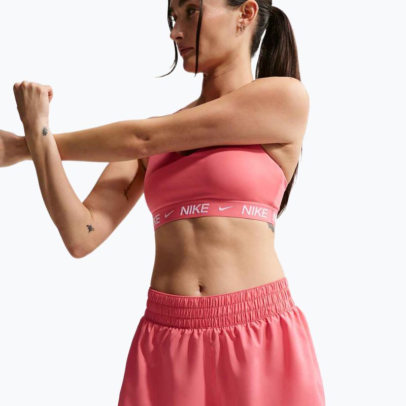 Dámské běžecké šortky Nike One Dri-FIT 2IN1 sea coral/white 6