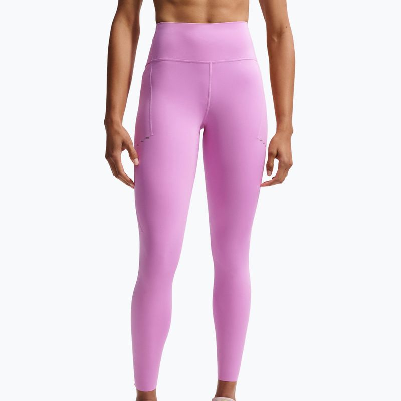 Dámské běžecké legíny Nike Swift 7/8 light magenta 5