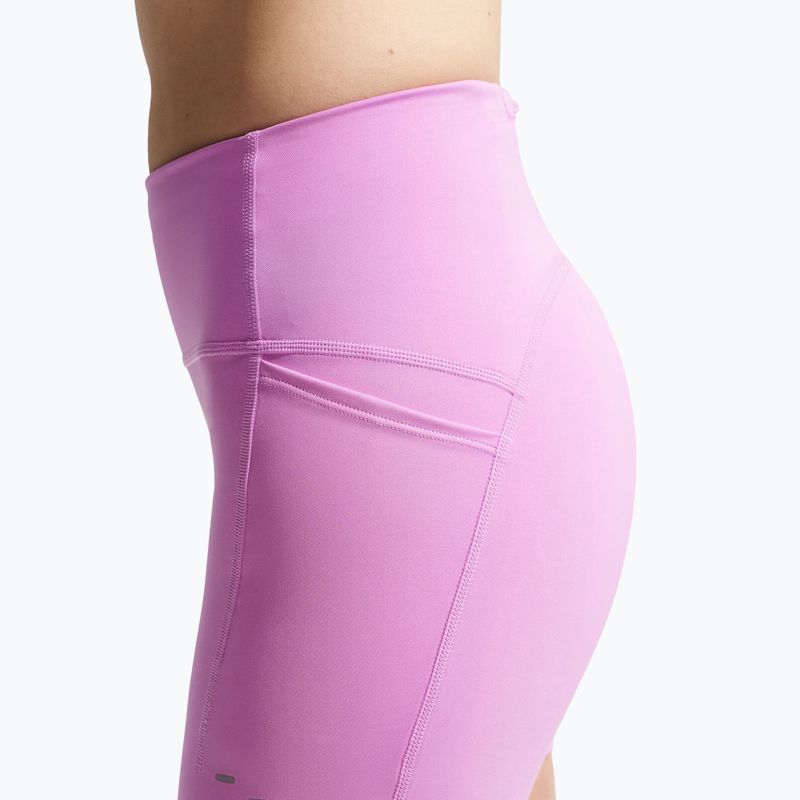 Dámské běžecké šortky Nike Swift High-Waisted 4" light magenta 6