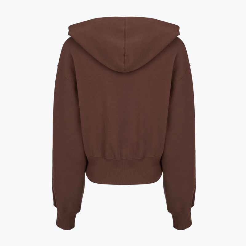Dámská mikina Nike Phoenix Full-Zip Hoodie light chocolate 7