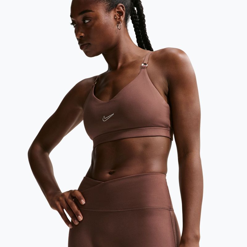 Dámské kraťasy Nike One Biker 5" light chocolate 4