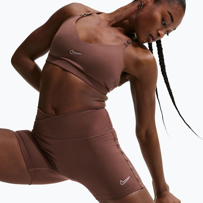 Dámské kraťasy Nike One Biker 5" light chocolate 7