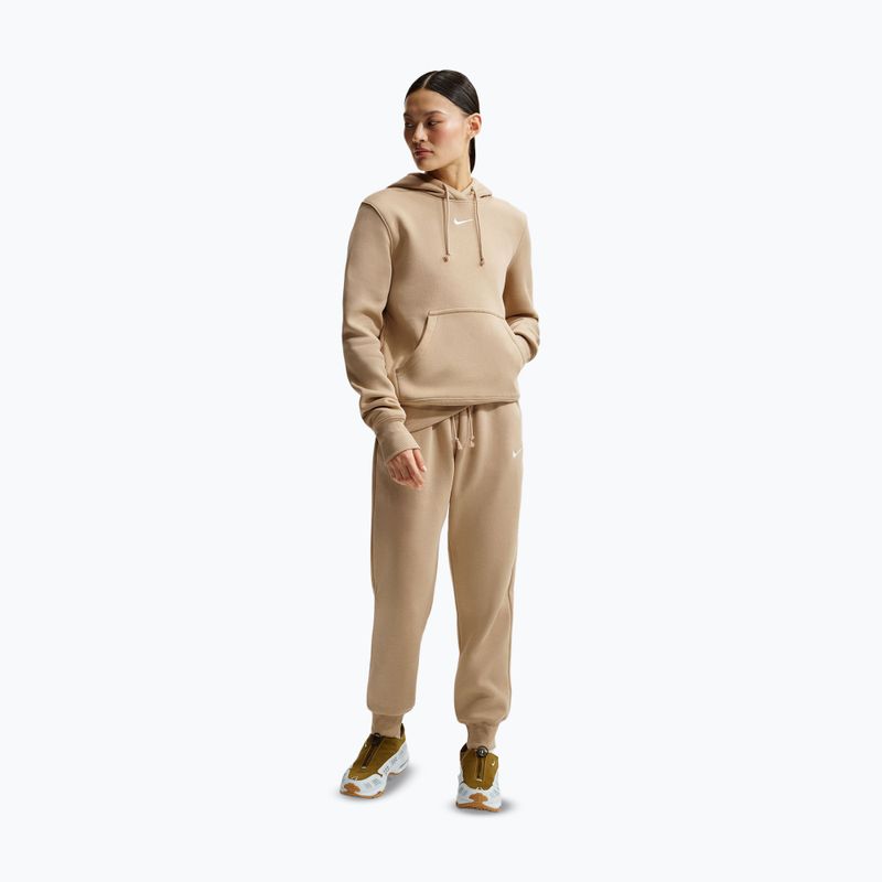 Dámské kalhoty Nike Sportswear Phoenix Fleece Mid-Rise linen/sail 2