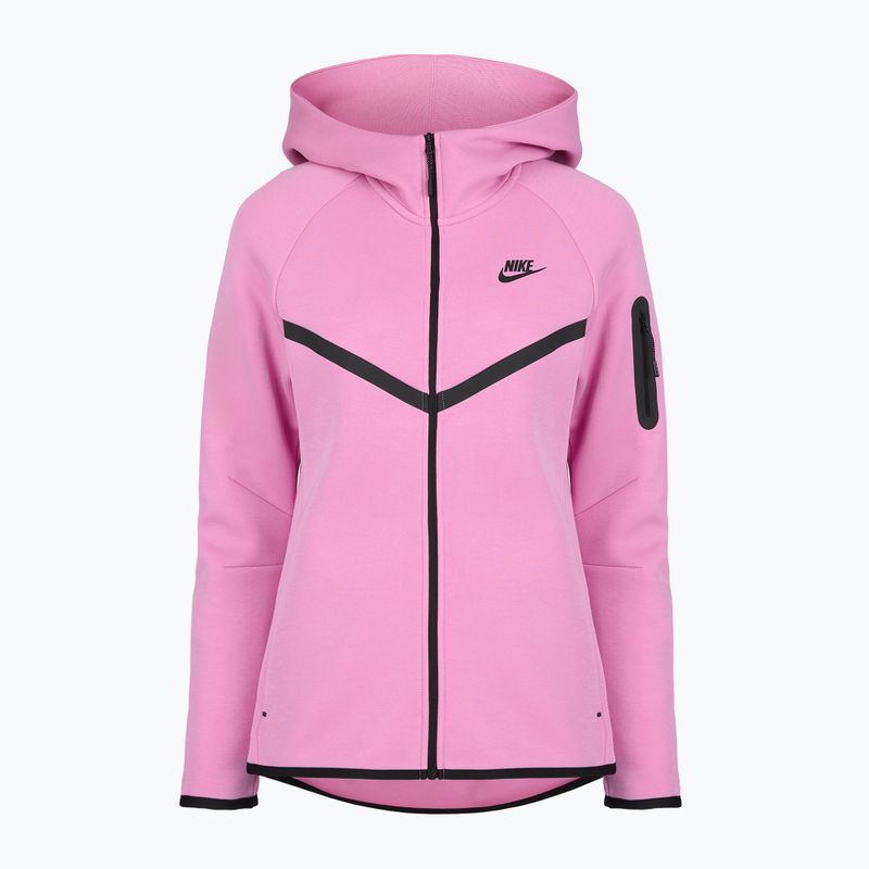 Dámská mikina  Nike Sportswear Tech Fleece Windrunner light magenta/black 4