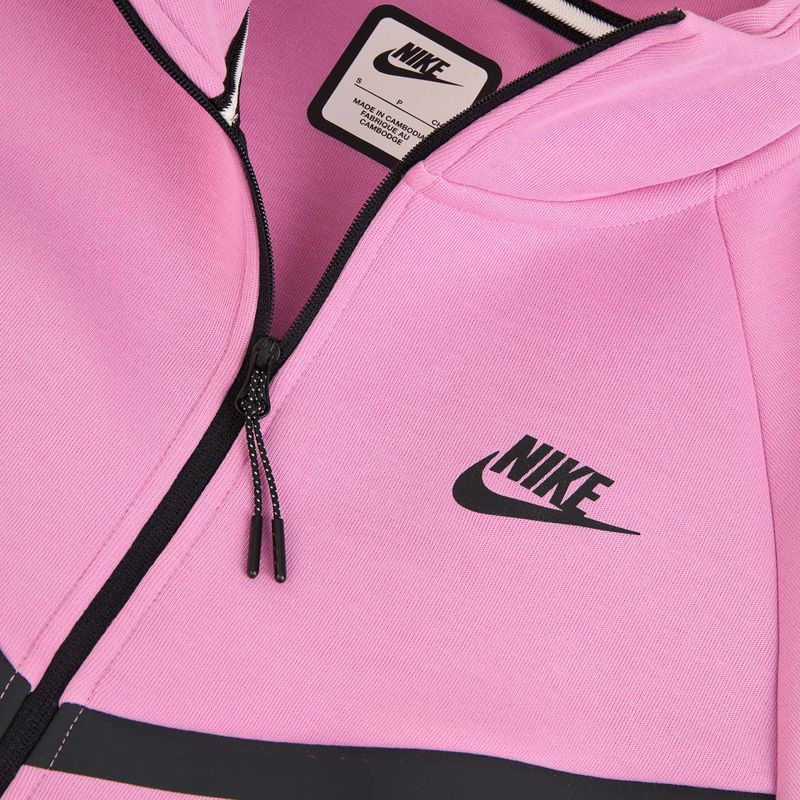 Dámská mikina  Nike Sportswear Tech Fleece Windrunner light magenta/black 6