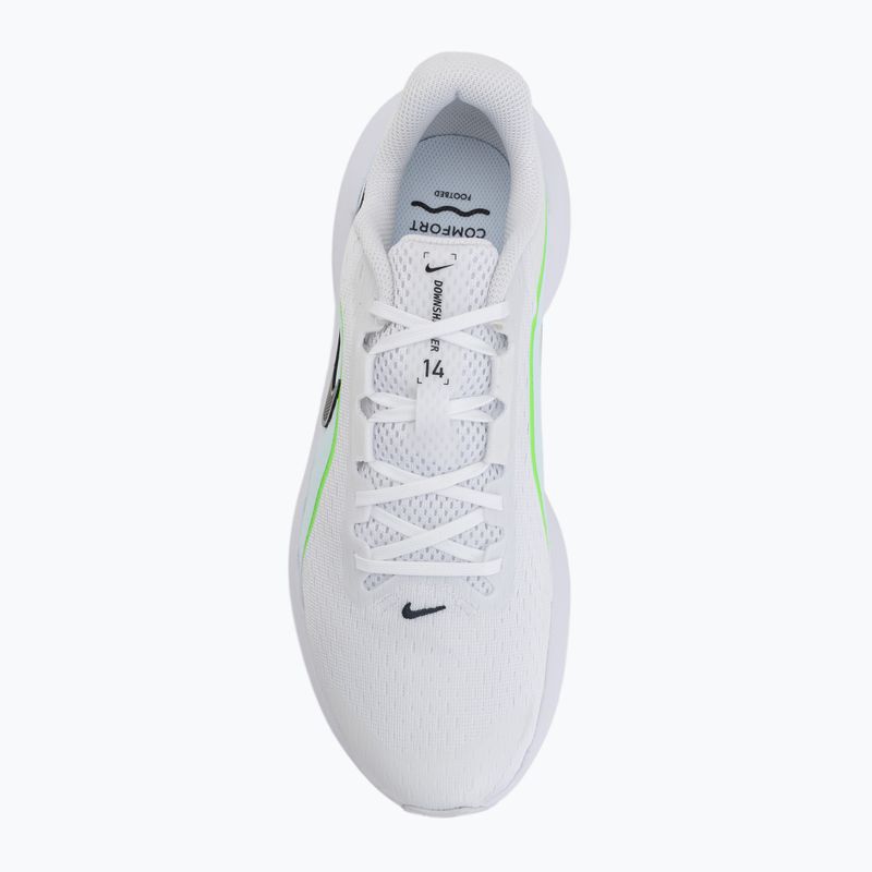Pánské běžecké boty Nike Downshifter 14 white/glacier blue/green strike/black 5