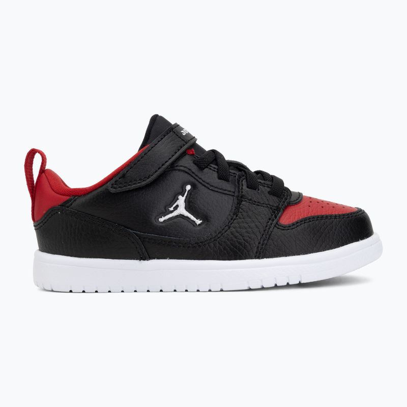 Dětská obuv Jordan Court Connect Low black/gym red/white 2