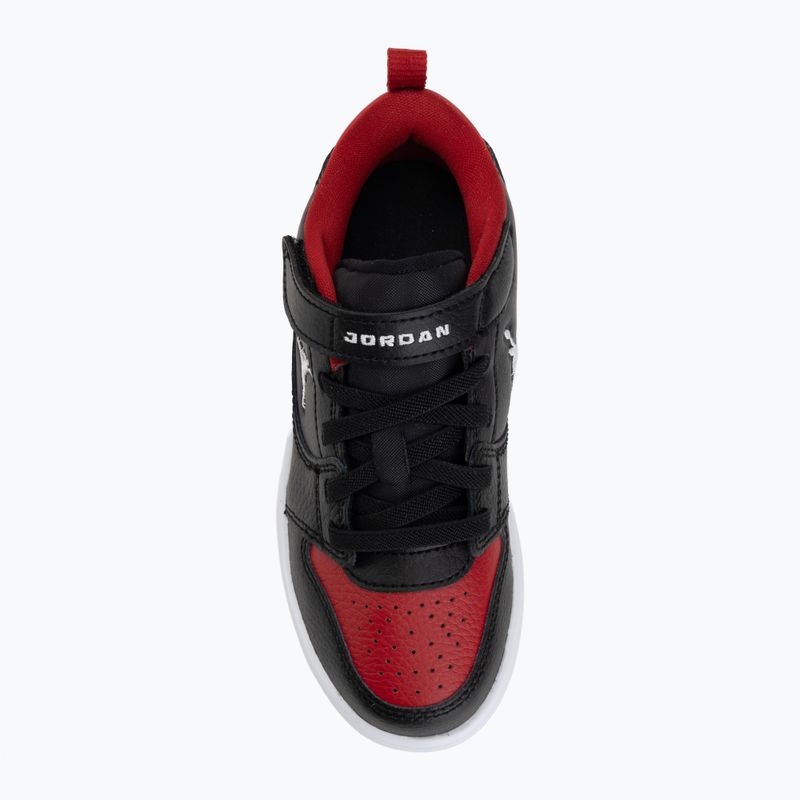 Dětská obuv Jordan Court Connect Low black/gym red/white 5