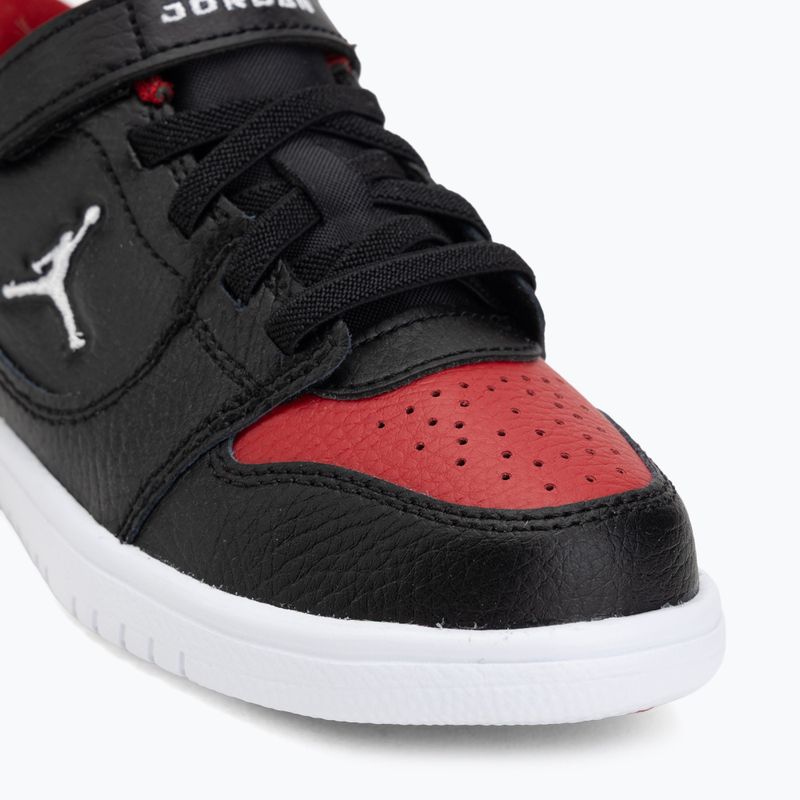 Buty dziecięce  Nike Jordan Court Connect Low black/gym red/white 7