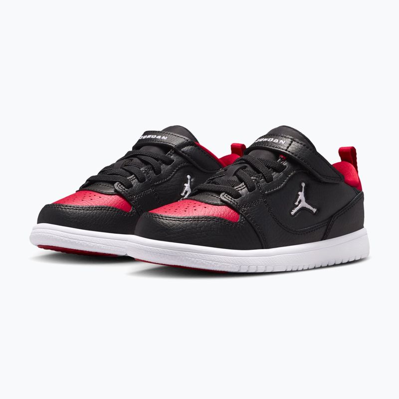 Buty dziecięce  Nike Jordan Court Connect Low black/gym red/white 10