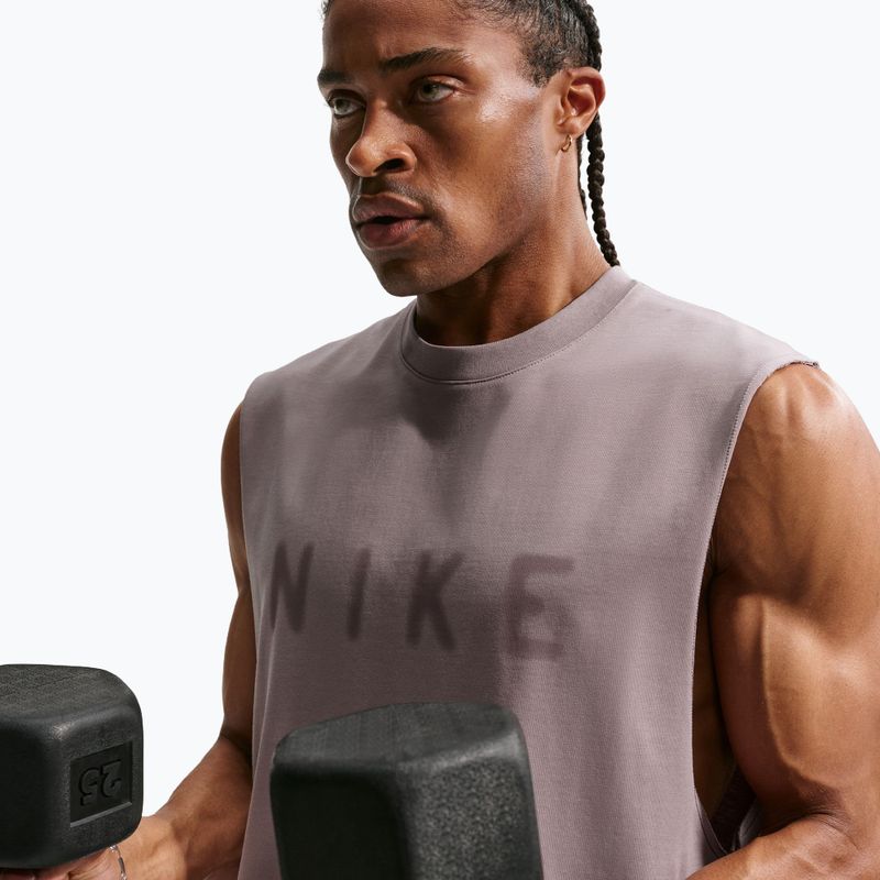 Pánské tréninkové tričko Nike Athletic Club Dri-Fit light violet ore/light violet ore 6