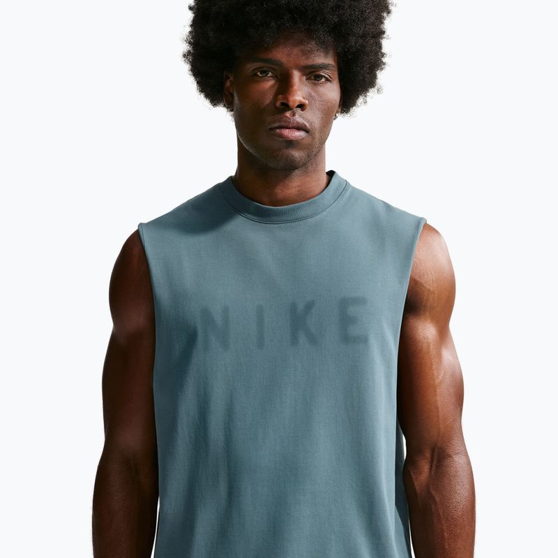 Pánské tréninkové tričko Nike Athletic Club Dri-Fit mineral slate/mineral slate 4