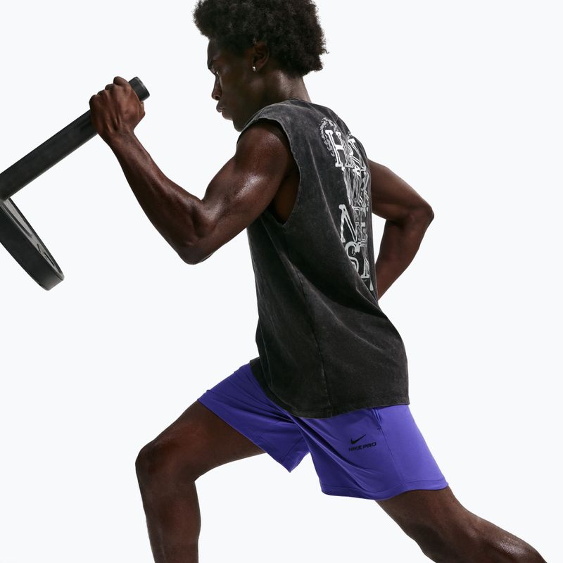 Pánské šortky Nike Pro Training Dri-Fit 6" persian violet/black 4