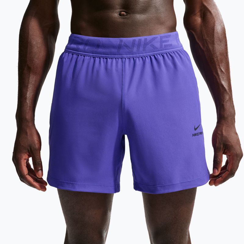 Pánské šortky Nike Pro Training Dri-Fit 6" persian violet/black 5