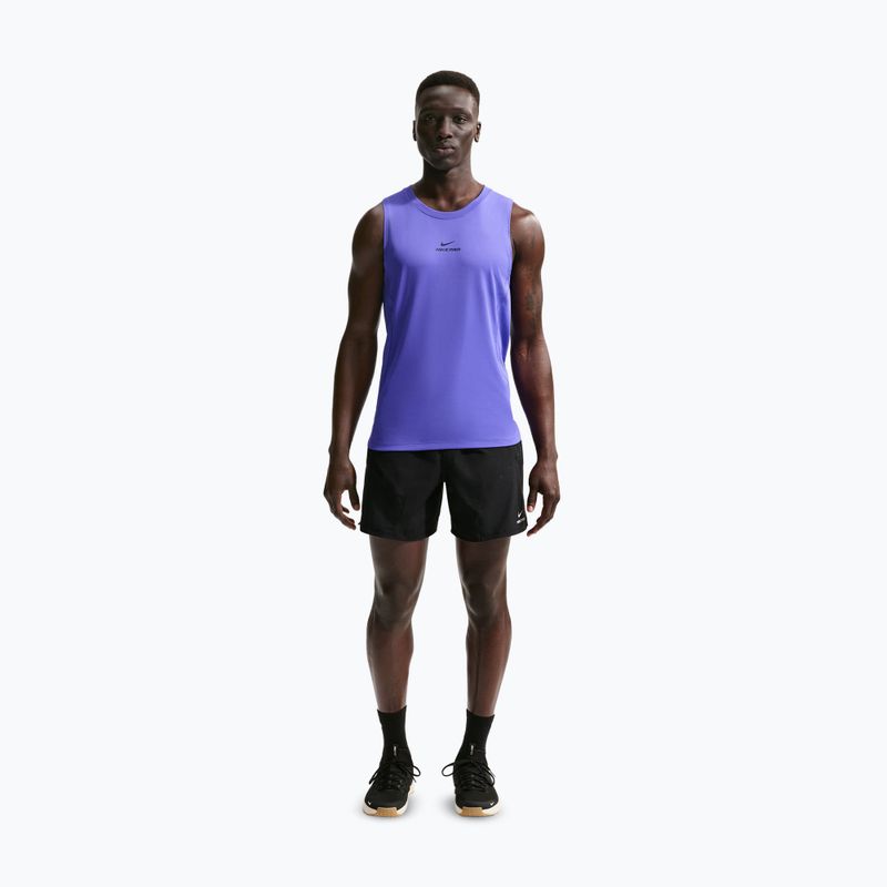 Pánské tréninkové tričko Nike Pro Training Dri-Fit persian violet/black 2
