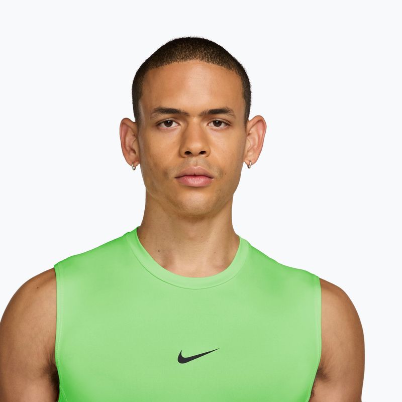 Pánské tréninkové tričko Nike Pro Dri-Fit Tight Sleeveless Fitness green strike/black 3