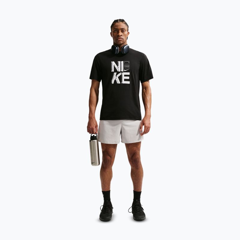 Pánské tréninkové tričko Nike Hyverse Dri-Fit Persian black/white 2