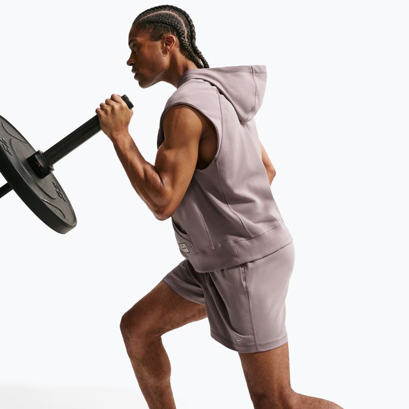 Pánské šortky Nike Athletic Club Dri-Fit 5" light violet ore/pale ivory/light violet ore 6