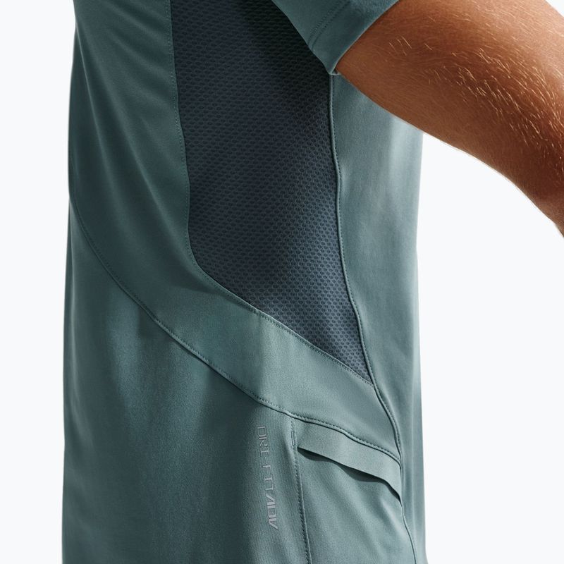 Pánské tréninkové tričko Nike Pro Training Dri-Fit mineral slate/faded spruce/green strike 7