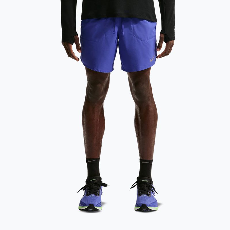 Pánské běžecké šortky Nike Stride Dri-Fit 2in1 7" lapis