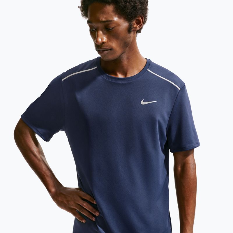 Pánské běžecké tričko Nike Miler Dri-Fit UV midnight navy 4